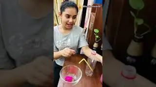 Balloon & bottle life hack experiment | cool physics project | Air pressure on water | bhuvikasworld