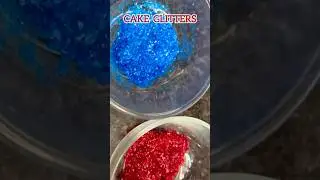 Edible cake glitters #edibleglitter #glitter #cakedecorating #cake #cakeart #youtubeshorts #shorts