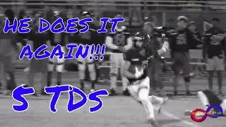 ⚡ Human Highlight Reel ⚡ Drake Anderson puts up 5 Tds in 2nd round playoff win over Pinnacle HS!