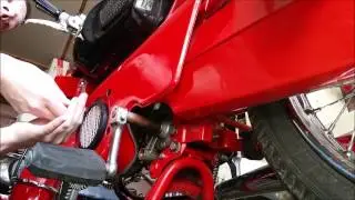 kreidler Florett 1972 demontage cilinder