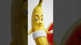 Banana e Melancia tem que se unir, sen&atilde;o a casa cai #youtubeshorts #memes #humor #shorts