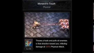 Mu Legend Dark Lord Command Skill: Monarchs Touch