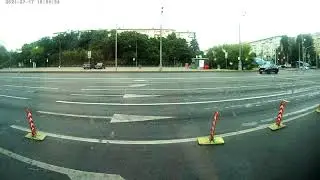 Автобус КМ.  м. Спортивная - м.Тропарёво (17.07.2021) - 1 часть