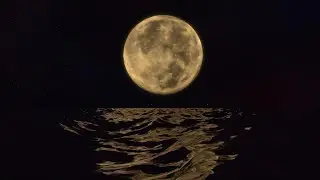 Moonlit Ocean Waves 🌙 | Night Sea Sounds with Gentle Frequencies