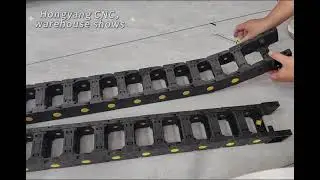 Flexible Nylon Bridge Type Plastic Wire Carrier Drag Cable Chain For CNC Machine