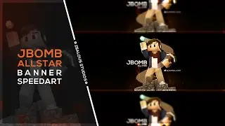 Speedart | Minecraft Youtube Banner - JBombAllstar