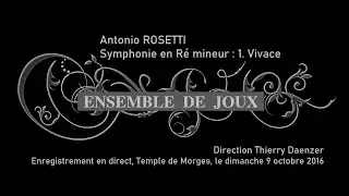A. ROSETTI | Symphonie en R&eacute; mineur : 1.Vivace (sans reprise)