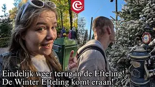 Eindelijk weer terug in de Efteling! | De Winter Efteling komt eraan! ❄️✨