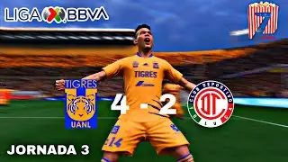 TIGRES VS TOLUCA | JORNADA 3 LIGA BBVA MX | CL2026 | FIFA22