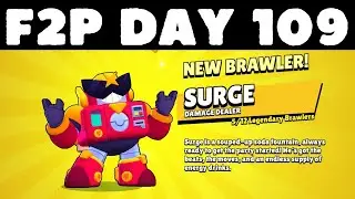 I Finally Got Enough Pizza For Surge! | Brawl Stars F2P Gameplay DAY 109