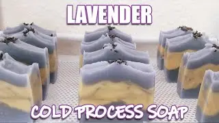 LAVENDER SOAP (Cold Process - For BEGINNERS) 💜