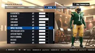 Creating the hulk in Madden 18