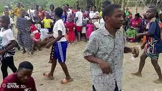 Tiv Day Celebration in Swem, Akwaya District, Southern Cameroon. Perfoming song is 
