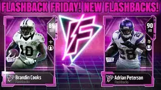 NEW FLASHBACKS COOKS, ADRIAN PETERSON, GENO ATKINS! FLASHBACK PACK! | MADDEN 18 FLASHBACK FRIDAY