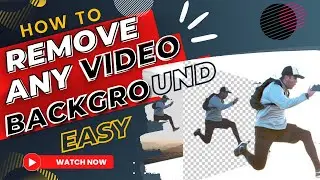 How To Remove Any Video Background Without Green Screen#removevideobackground