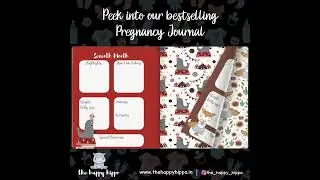 Personalised Pregnancy Journal | The Happy Hippo