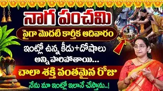 Ramaa Raavi నాగ పంచమి | Nagula panchami Pooja Vidhanam 2025 | Karthika Masam 2025 | SumanTV Life