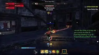 The Elder Scrolls Online: 4 man keep defend - stam warden bait
