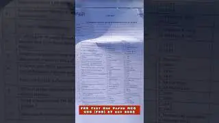 FBR Test One Paper MCQ UDC (FBR) 27 oct 2022
