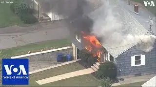 Suspected Gas Explosion Ignites Homes North of Boston