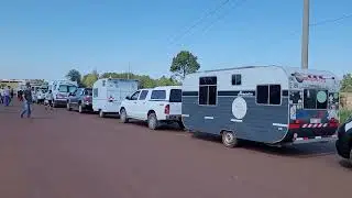 Caravana de Rodanteros de Misiones hacia Candelaria 21.08.2023
