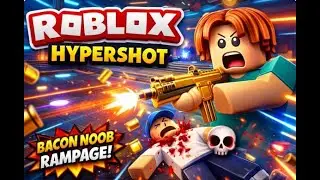Bacon NOOB Goes INSANE in Hypershot 😱 | Roblox Gameplay