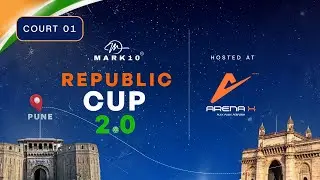 Court 1 | Republic Cup 2.0 at ArenaX | 25 Jan 2026 | Cam 1