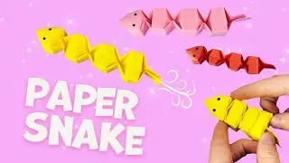 How to Make a Jumping Paper Snake 🐍