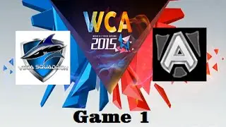 Alliance vs Vega, 1 игра, WCA 2015 European Qualifiers (Русскоязычный стрим)