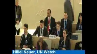 Hypocrisy Exposed at UN: Iran and Pakistan Called Out for Racism by UN Watch's Hillel Neuer