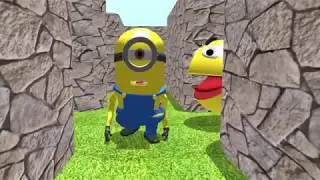 Pacman vs Minions Bob Esponja