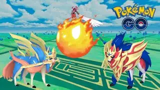 Crown Shield Zamazenta,Crown Sword Zacian , Gigtanmax Cindreace Live Raid Invitation In Pok&egrave;mon Go