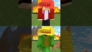 Maizen JJ and Mikey Vs Titan - Minecraft Animation