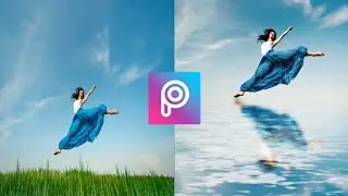 PicsArt Mirror Image Reflection In Water Edit | Mirror Effect