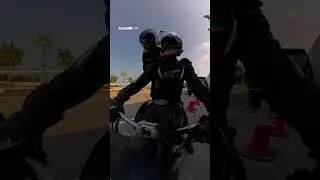 Two up on the #DucatiMonster #insta360