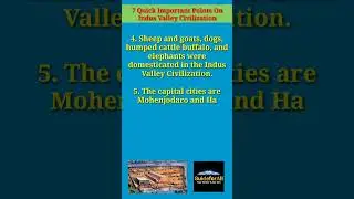 7 Quick Important Points On Indus Valley Civilization | GK Questions And Answers | GK Tricks