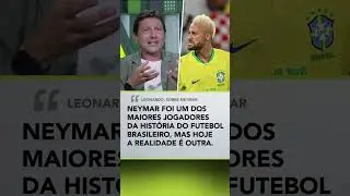LEONARDO fala sobre AUS&Ecirc;NCIA de NEYMAR na SELE&Ccedil;&Atilde;O #shorts