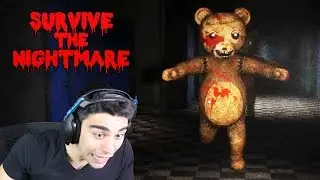 I GOTTA RUN AWAY FROM TEDDY BEARS, A GNOME AND AN EVIL BUNNY!!! - Survive the Nightmare (Completed!)