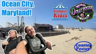Roller Coasters and Air Shows at the Beach! Ocean City Maryland and Maryland State Fair Vlog!