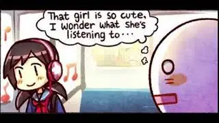 i wonder what she's listening to