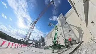 staking a wall Precast