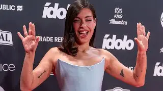 Aida Domenech at the IDOLO AWARDS at Ifema in Madrid