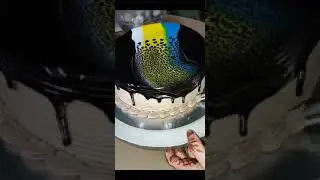 Tiger print cake