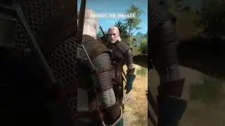 Geralt VS Geralt #gameplay #thewitcher #gaming #thewitcher3