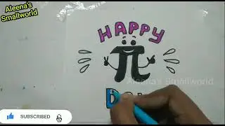 NATIONAL PI DAY POSTER2022/HAPPY PI DAY DRAWING/PI VALUE POSTER/MATHEMATICS PIE DAY POSTER #maths