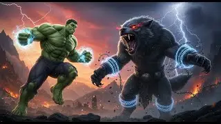 The Ultimate Clash: Hulk vs Fenrir | Battle Against the Beast of Ragnarok Unleashed!