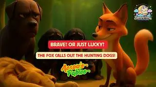 Brave? Or Just Lucky? The Fox Calls Out the Hunting Dogs! | Sleepy Time Children