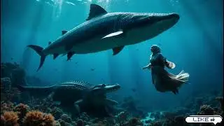 Diving into the Deep: A Muslim Woman's Encounter with Giant Fish and Mugger Crocodiles!