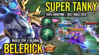 BELERICK BEST BUILD 2026 | BUILD TOP 1 GLOBAL BELERICK GAMEPLAY | MOBILE LEGENDS✓