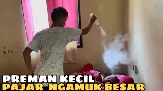 Dibangunin Pakai Bedak! Preman Kecil Pajar Ngamuk
